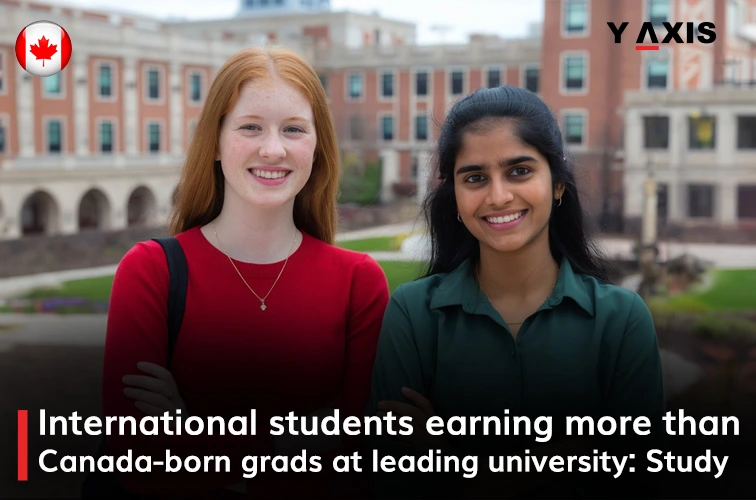 International students earning more than Canada-born