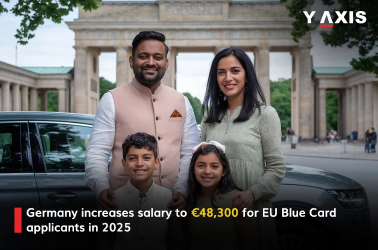 Salary to €48,300 for EU Blue Card